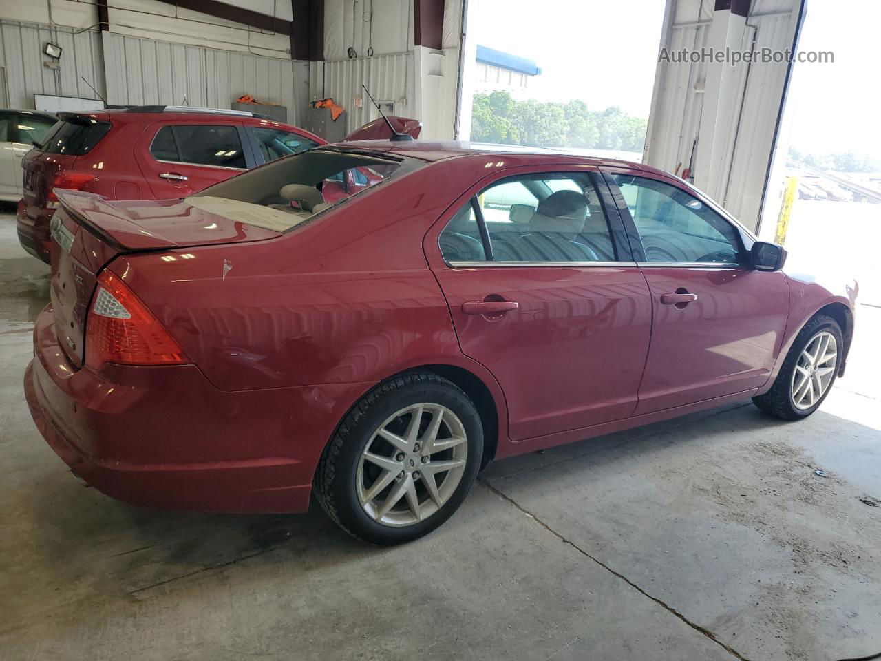 2010 Ford Fusion Sel Red vin: 3FAHP0JG0AR233345