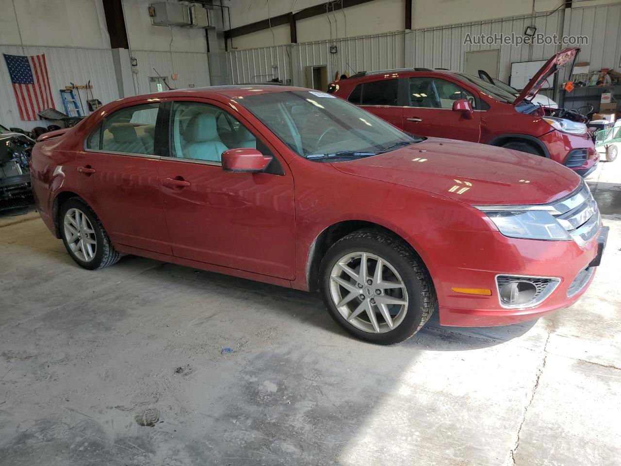 2010 Ford Fusion Sel Red vin: 3FAHP0JG0AR233345