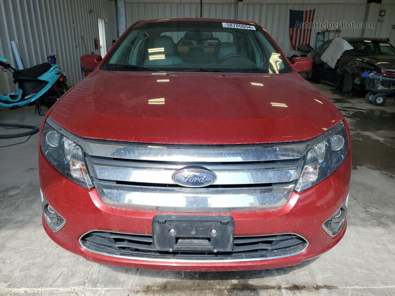 2010 Ford Fusion Sel Red vin: 3FAHP0JG0AR233345