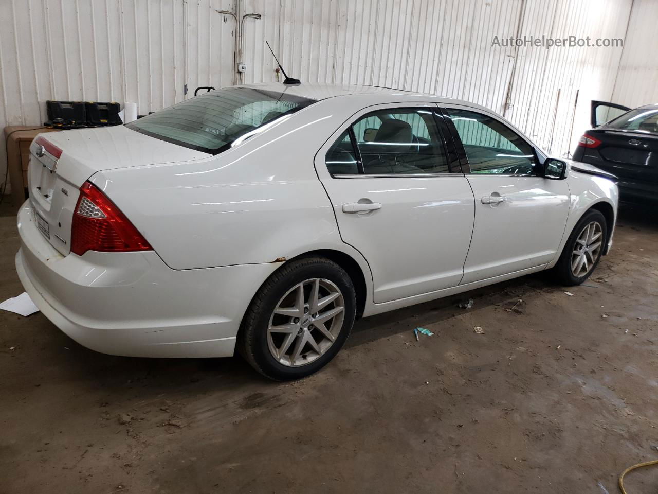 2012 Ford Fusion Sel White vin: 3FAHP0JG0CR231534