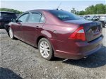 2012 Ford Fusion Sel Burgundy vin: 3FAHP0JG0CR417980