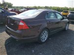 2012 Ford Fusion Sel Burgundy vin: 3FAHP0JG0CR417980