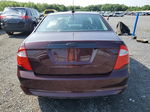 2012 Ford Fusion Sel Burgundy vin: 3FAHP0JG0CR417980