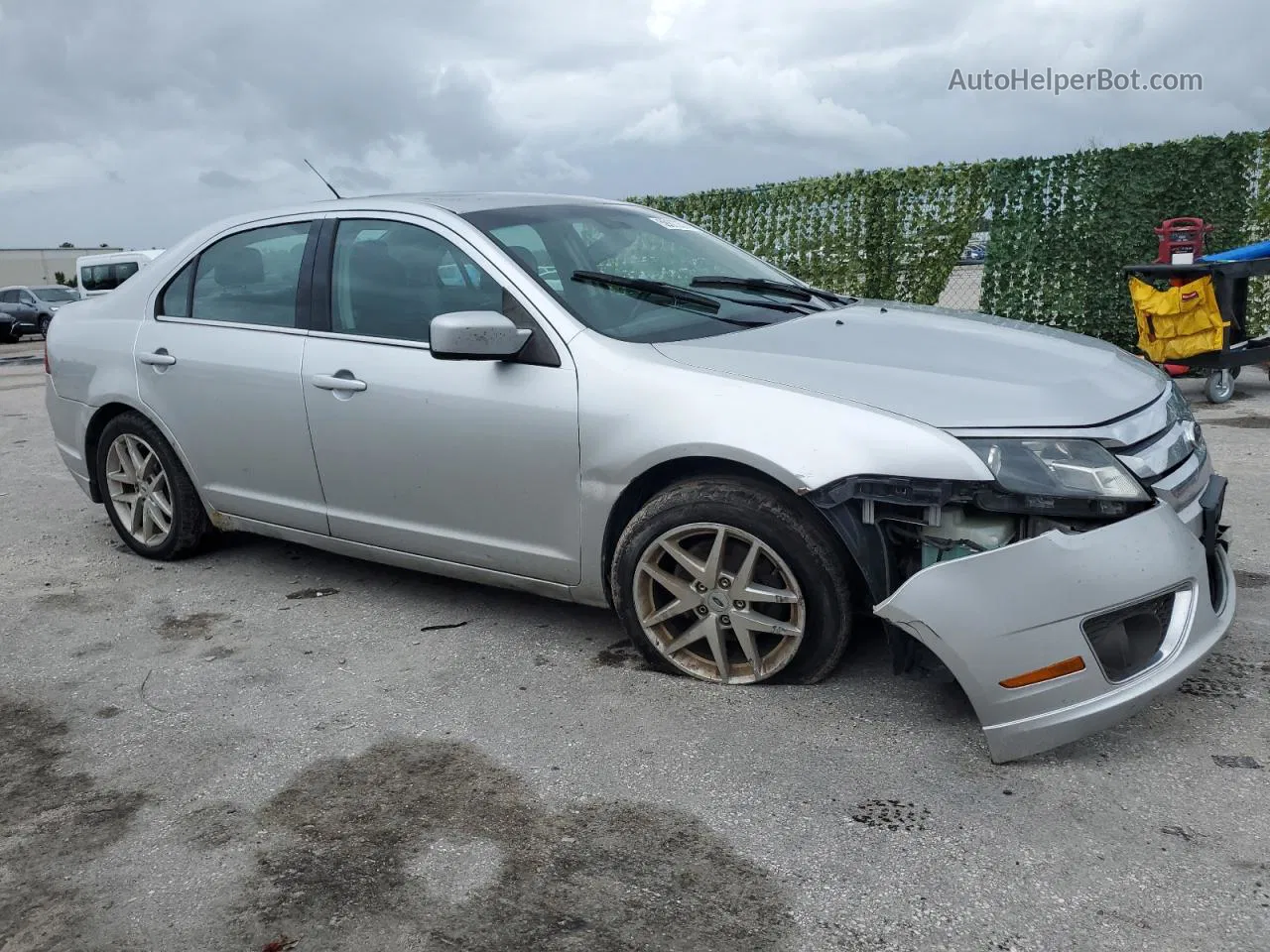 2012 Ford Fusion Sel Silver vin: 3FAHP0JG1CR294013