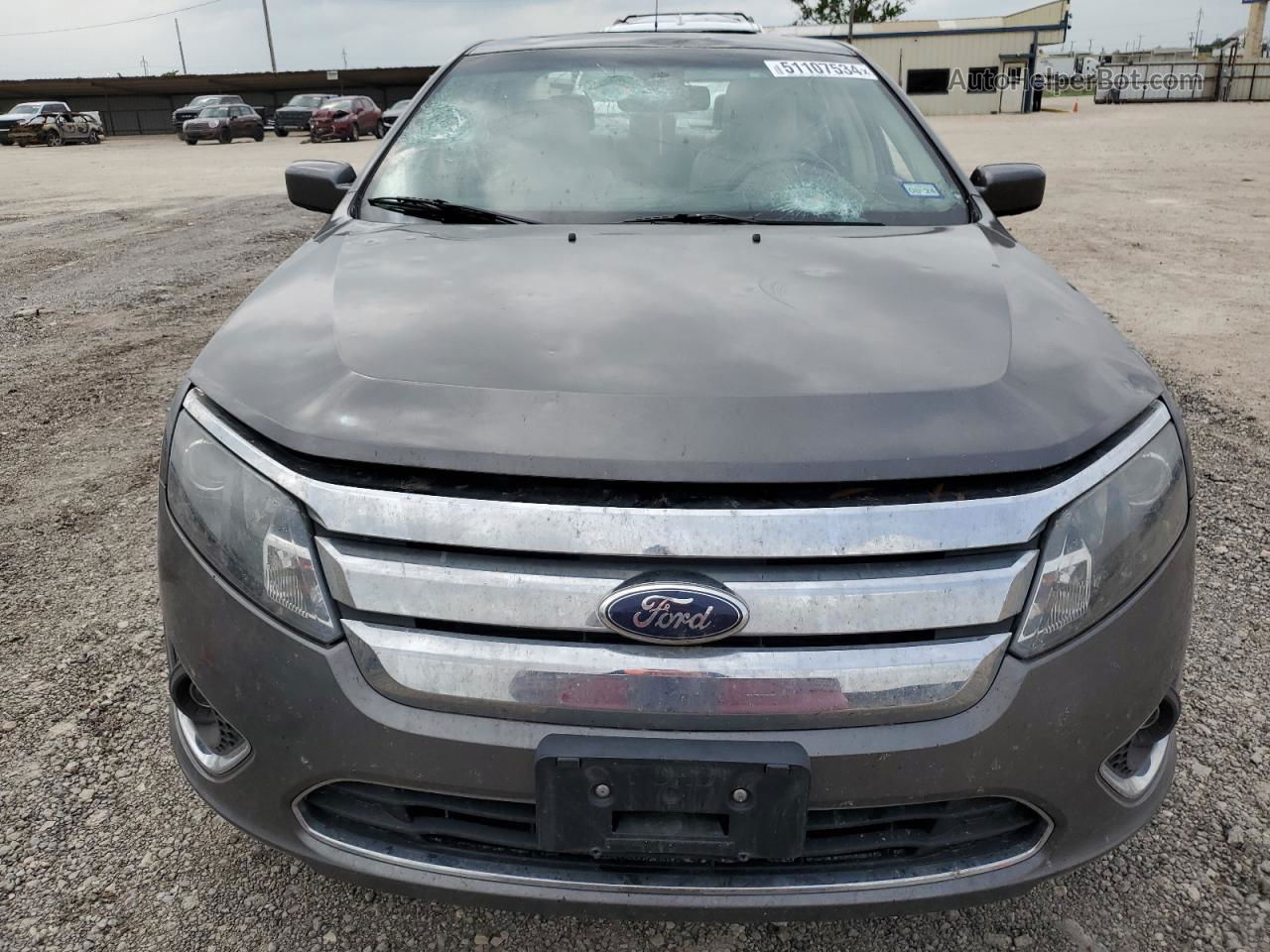 2012 Ford Fusion Sel Gray vin: 3FAHP0JG1CR316740