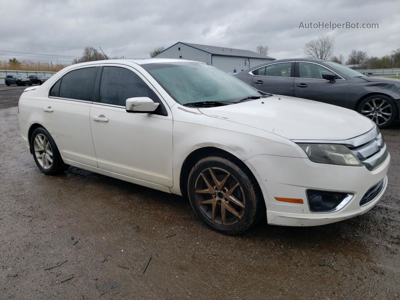 2010 Ford Fusion Sel White vin: 3FAHP0JG2AR117158