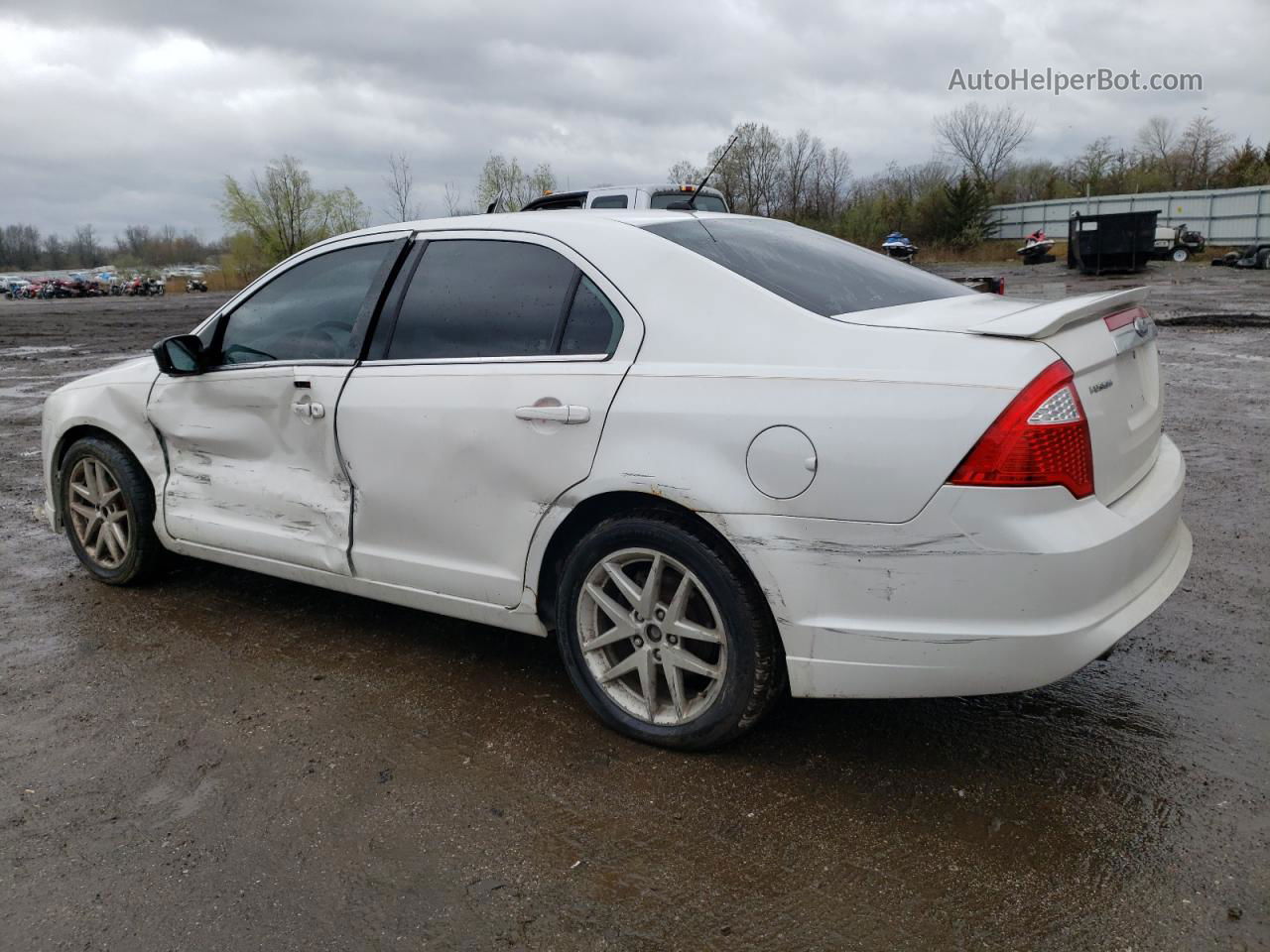 2010 Ford Fusion Sel White vin: 3FAHP0JG2AR117158