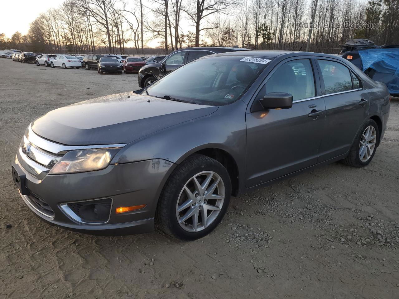 2010 Ford Fusion Sel Серый vin: 3FAHP0JG2AR389533