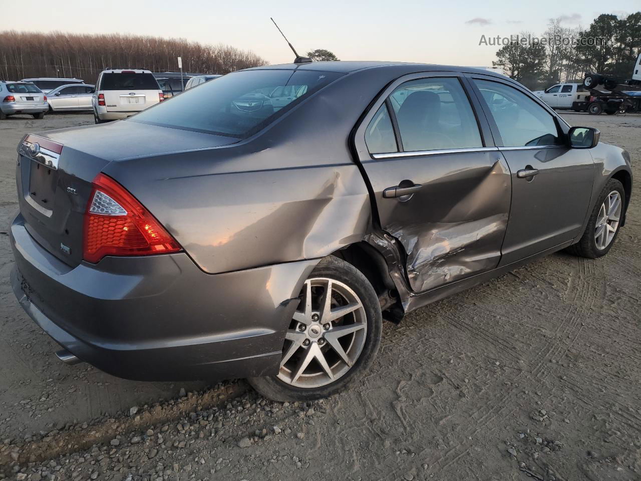 2010 Ford Fusion Sel Серый vin: 3FAHP0JG2AR389533