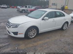 2012 Ford Fusion Sel White vin: 3FAHP0JG2CR165357