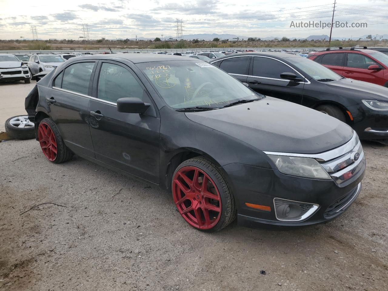 2012 Ford Fusion Sel Black vin: 3FAHP0JG2CR290732