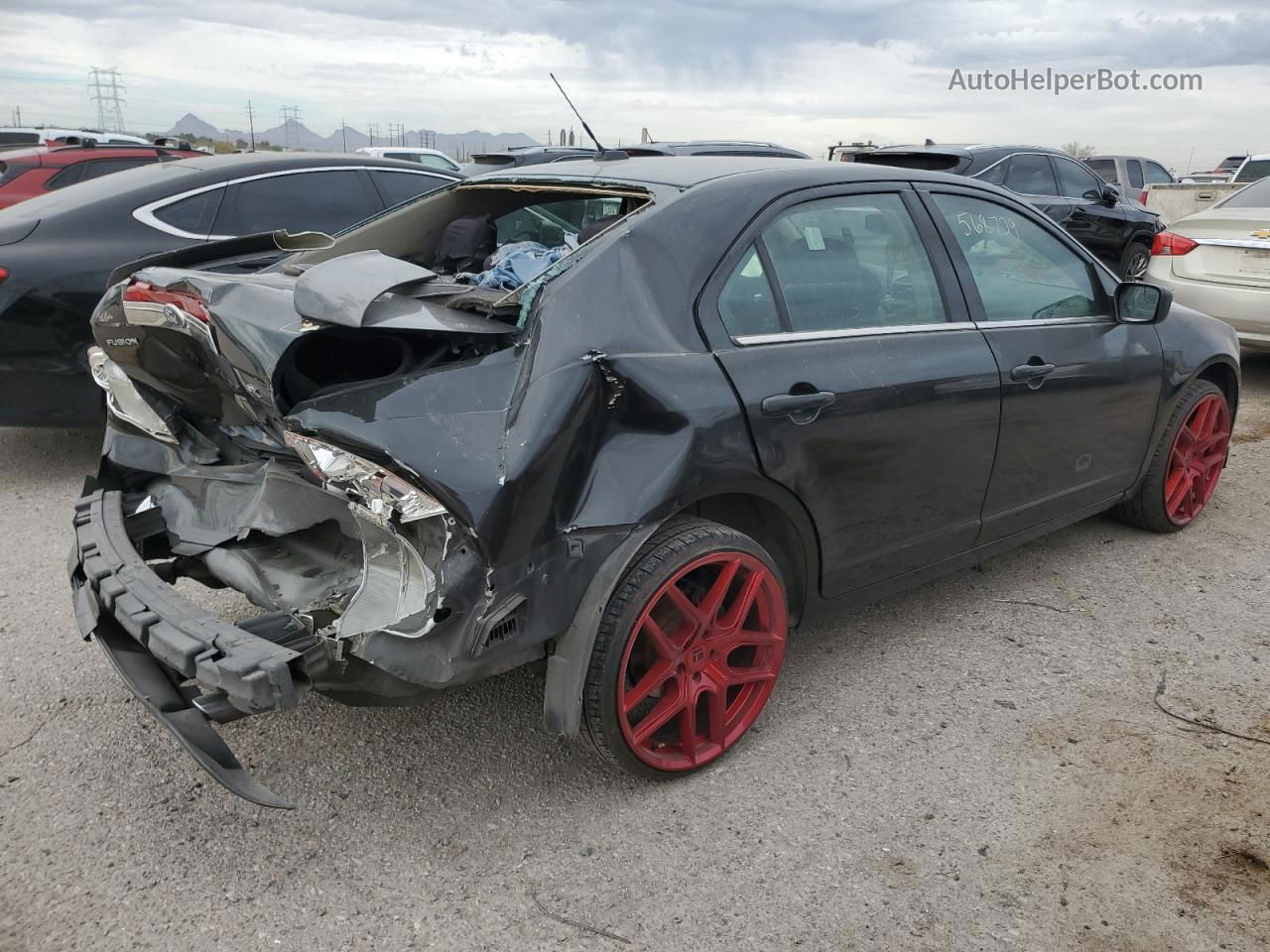 2012 Ford Fusion Sel Black vin: 3FAHP0JG2CR290732