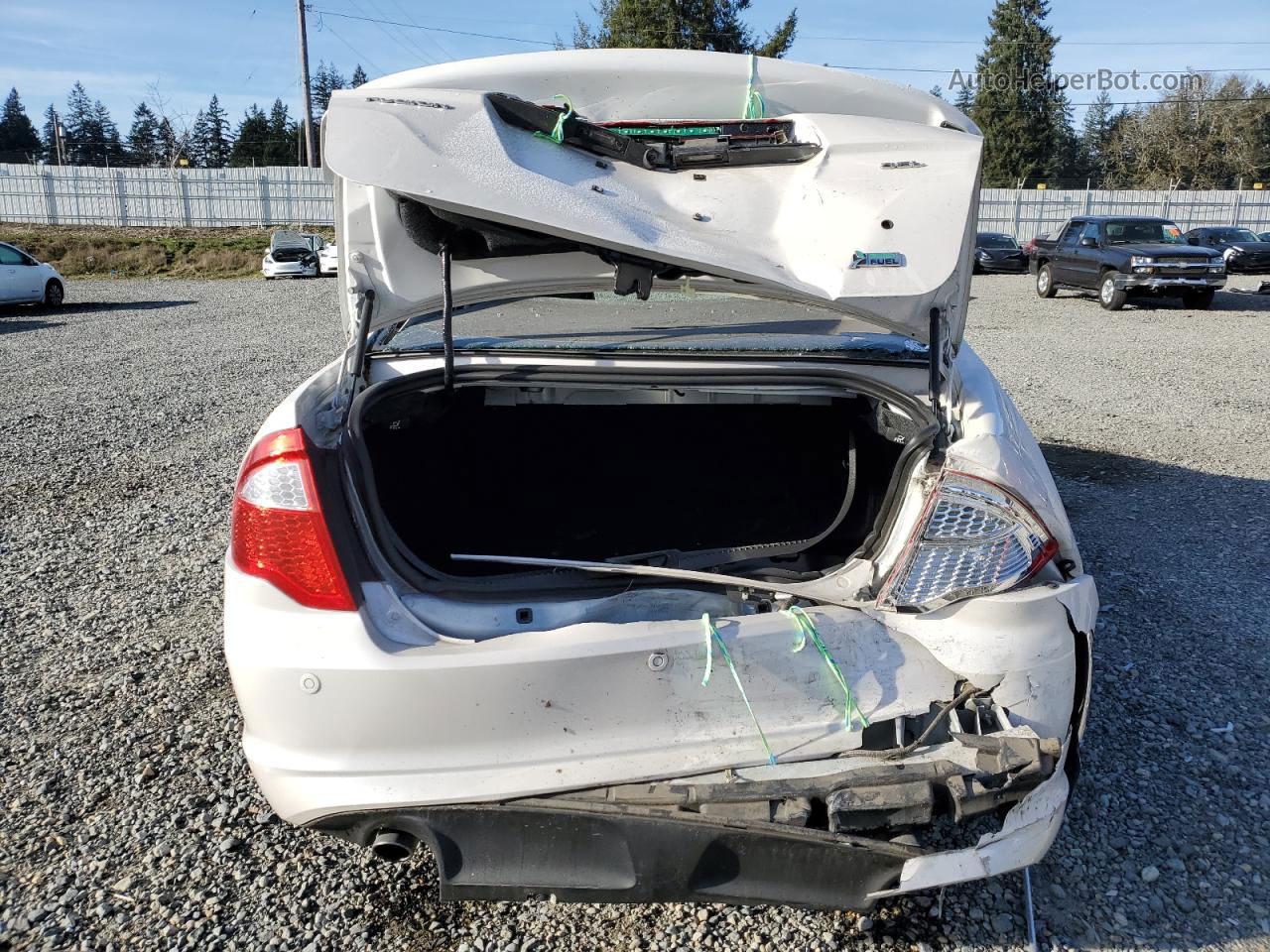 2010 Ford Fusion Sel White vin: 3FAHP0JG3AR136611