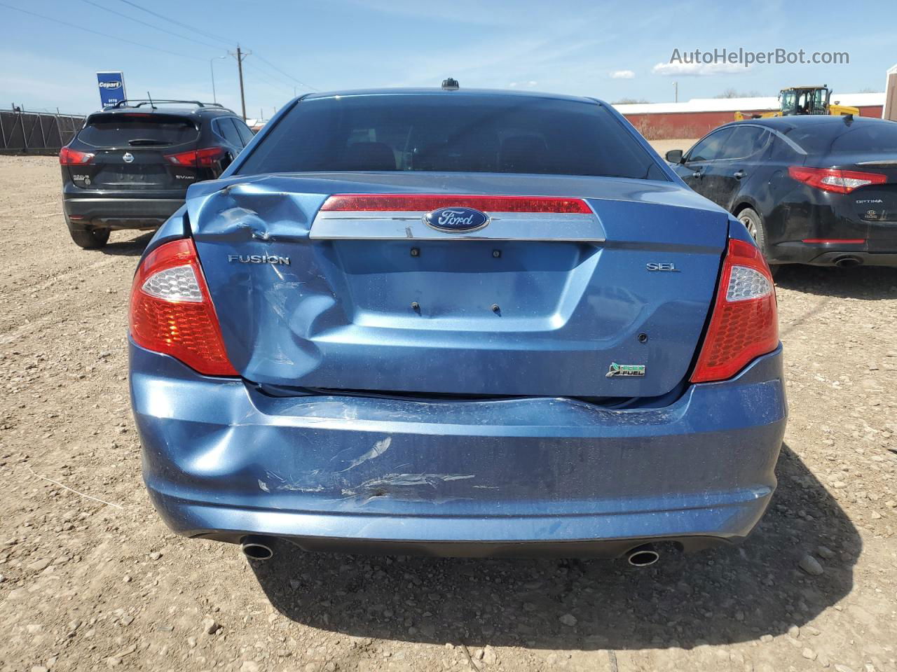 2010 Ford Fusion Sel Blue vin: 3FAHP0JG3AR277663