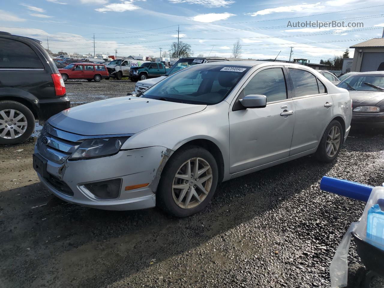 2012 Ford Fusion Sel Silver vin: 3FAHP0JG4CR274581