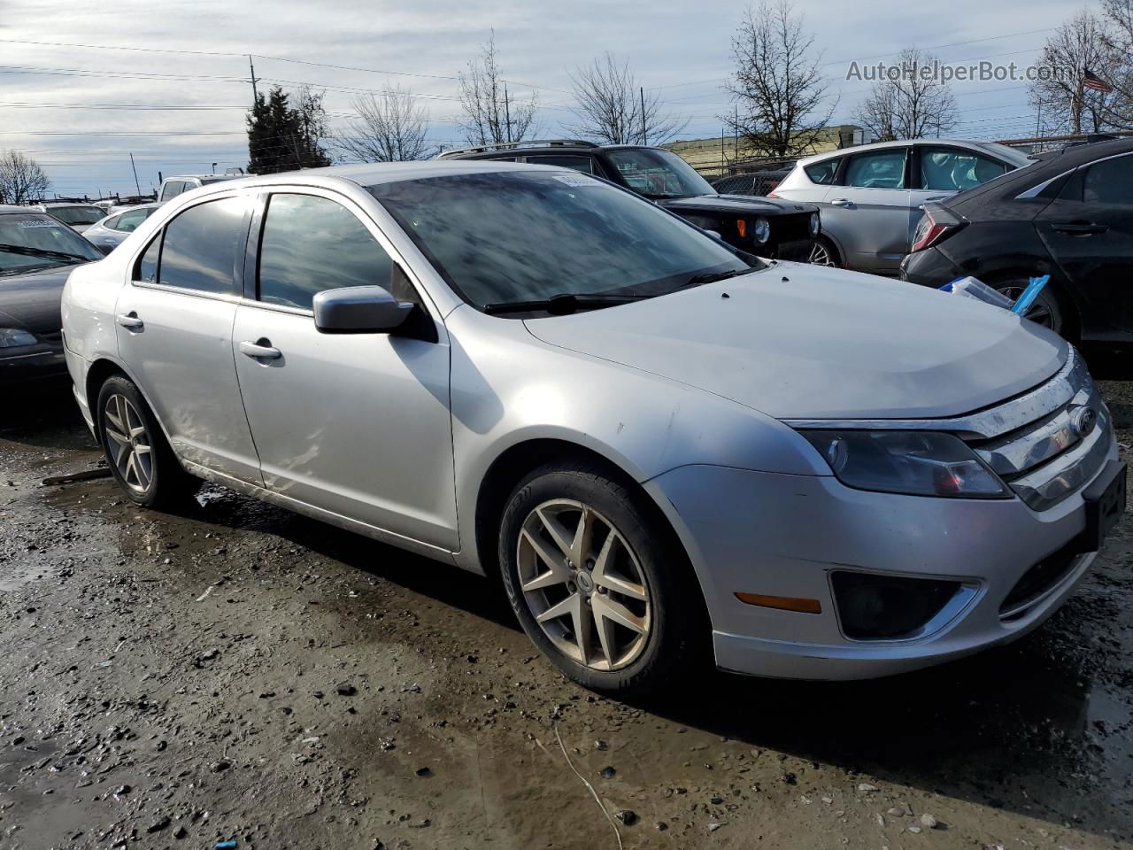 2012 Ford Fusion Sel Silver vin: 3FAHP0JG4CR274581