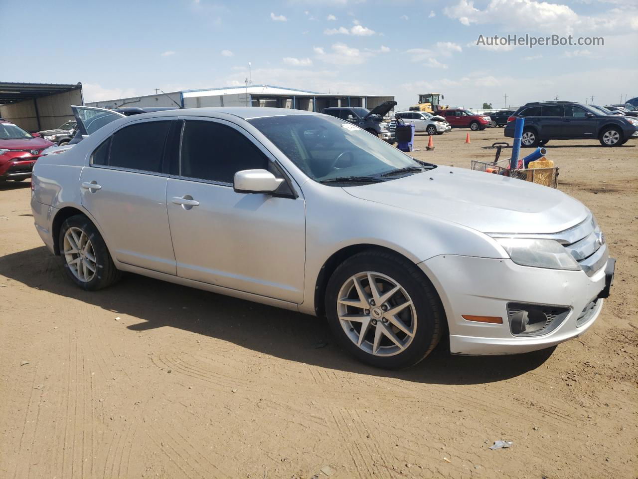 2012 Ford Fusion Sel Silver vin: 3FAHP0JG4CR290179