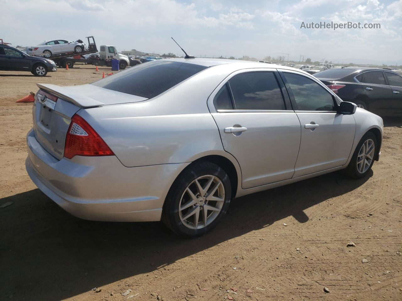 2012 Ford Fusion Sel Silver vin: 3FAHP0JG4CR290179