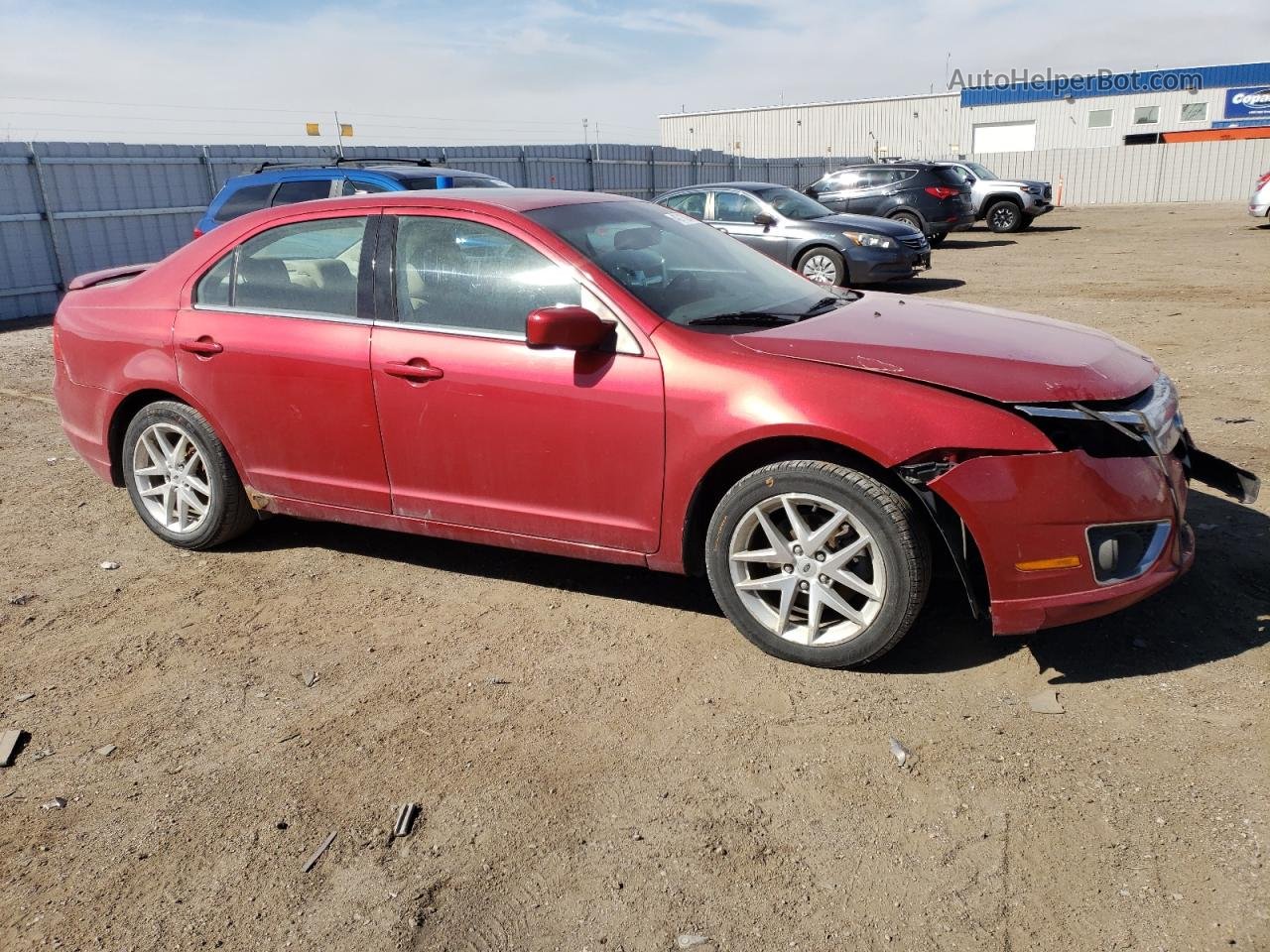 2010 Ford Fusion Sel Red vin: 3FAHP0JG5AR311764