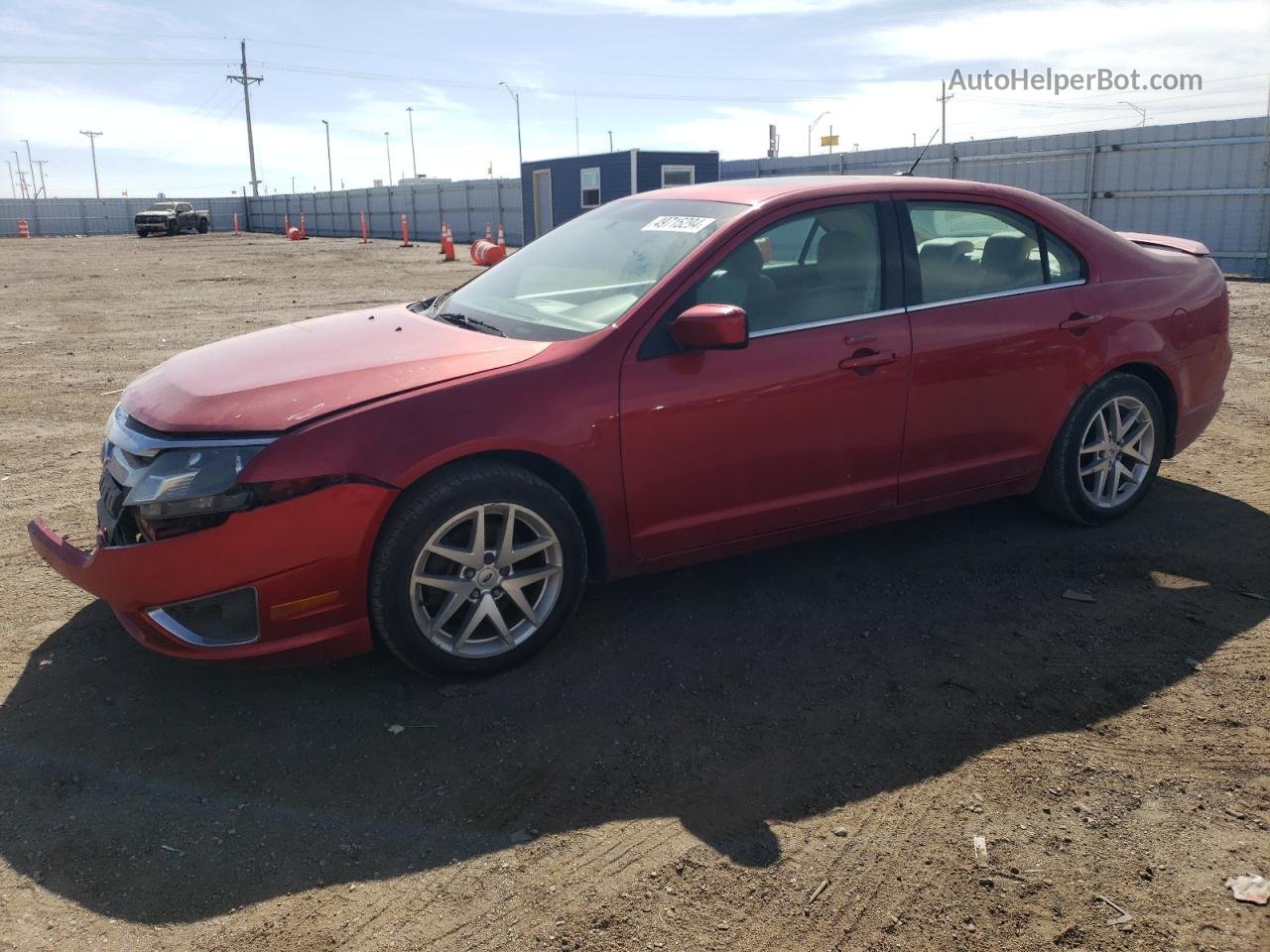 2010 Ford Fusion Sel Red vin: 3FAHP0JG5AR311764