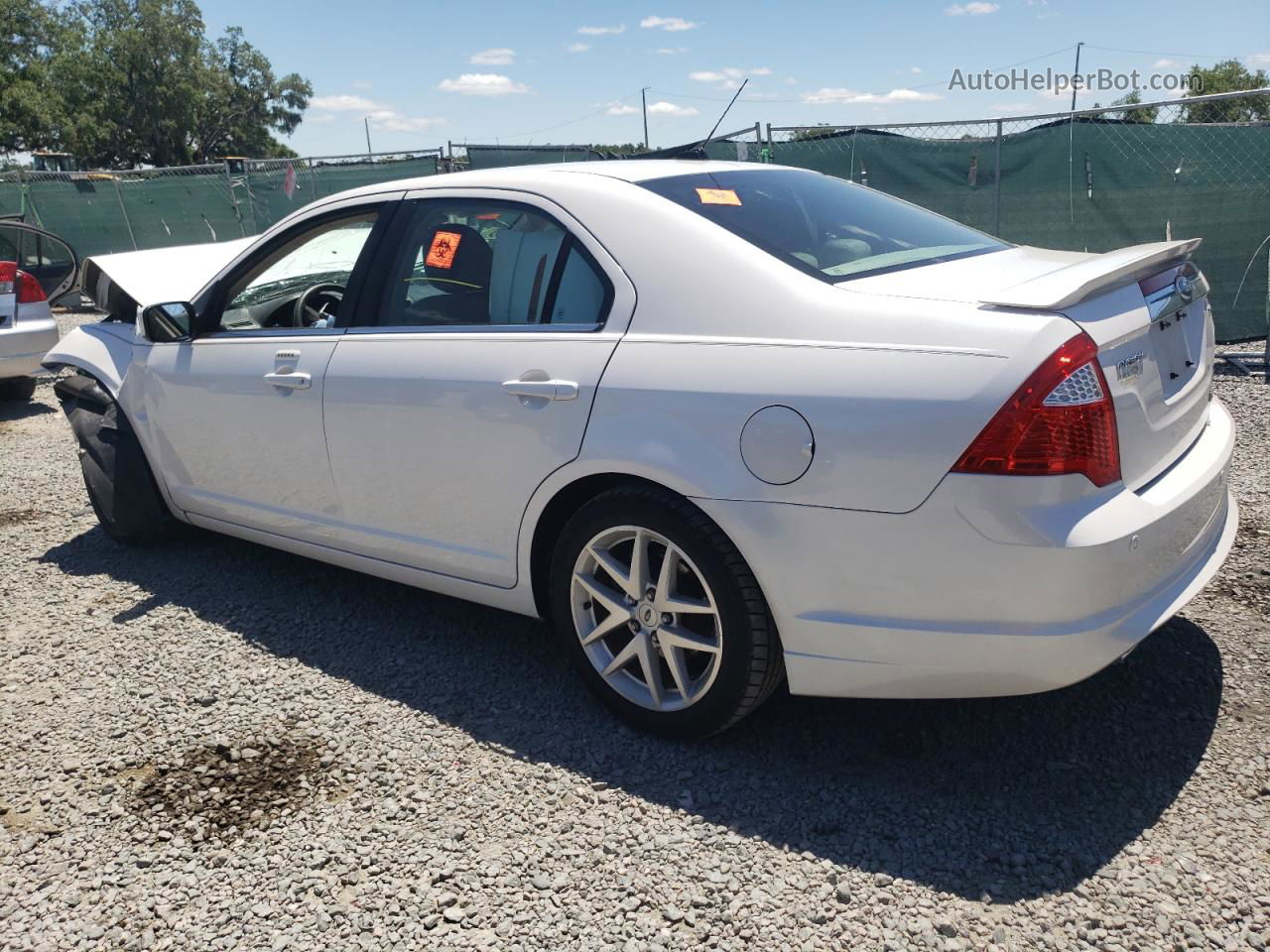 2010 Ford Fusion Sel White vin: 3FAHP0JG5AR349494