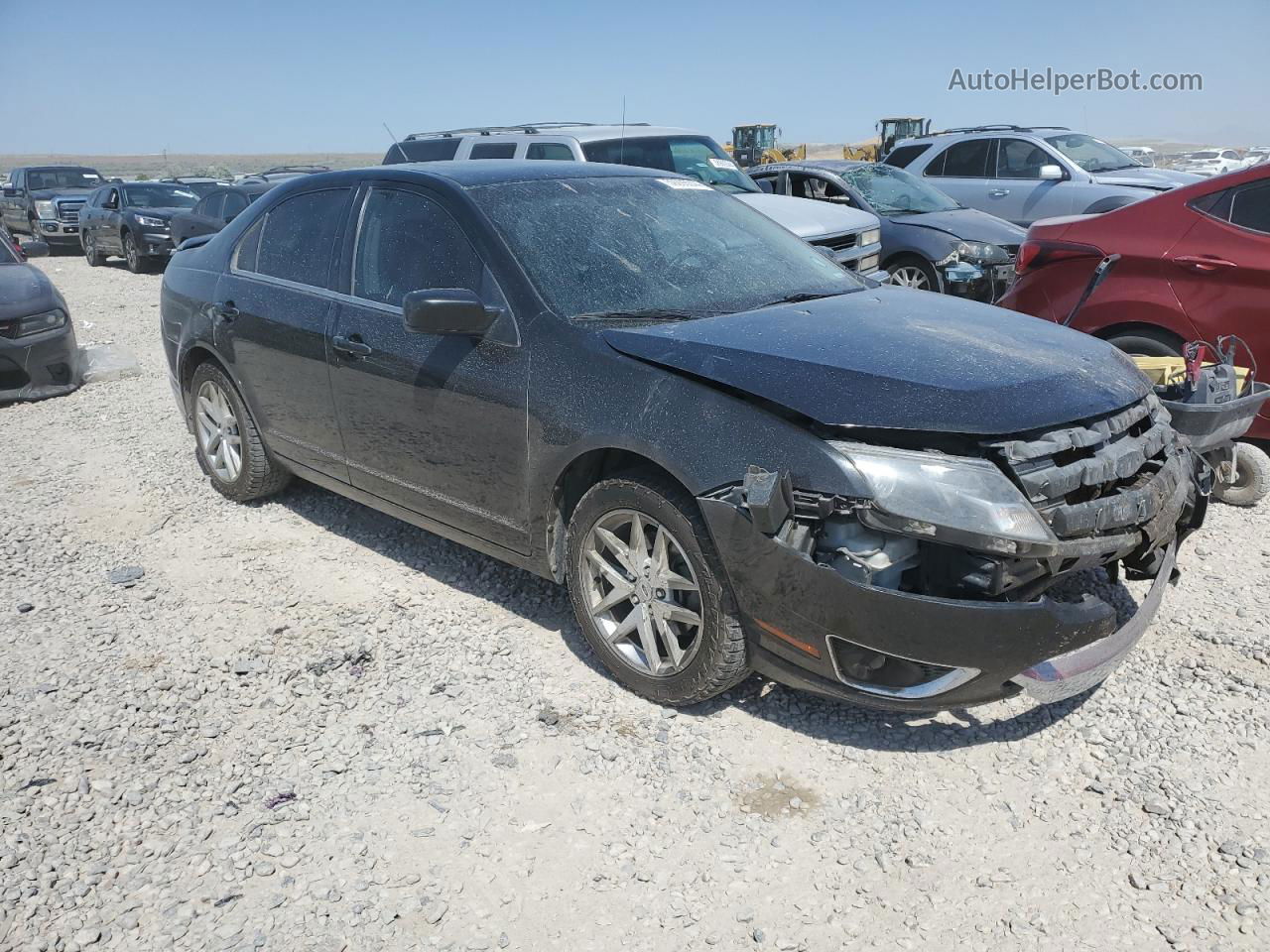 2012 Ford Fusion Sel Black vin: 3FAHP0JG5CR439246