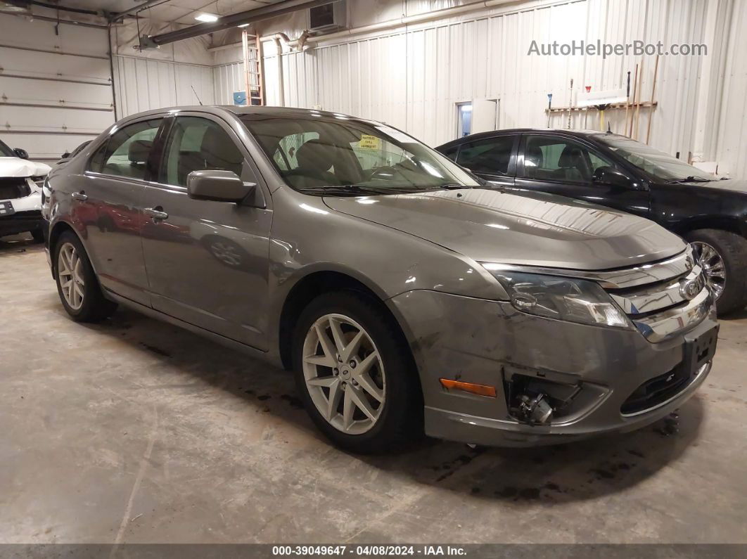 2012 Ford Fusion Sel Gray vin: 3FAHP0JG5CR444527