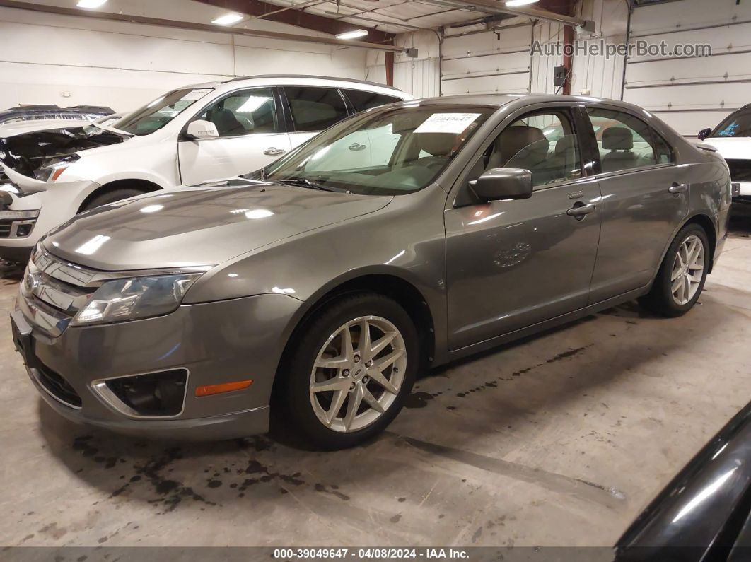 2012 Ford Fusion Sel Gray vin: 3FAHP0JG5CR444527