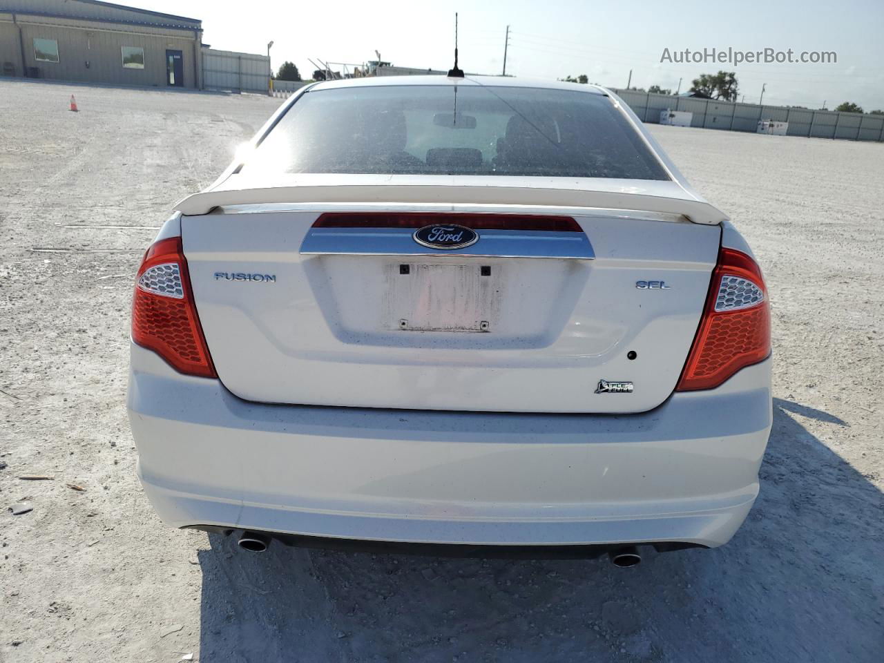 2010 Ford Fusion Sel White vin: 3FAHP0JG6AR409024