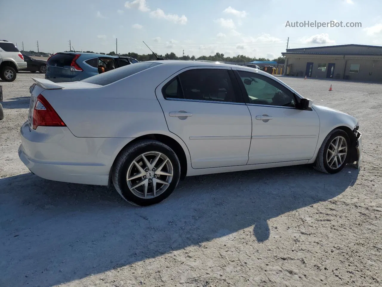 2010 Ford Fusion Sel White vin: 3FAHP0JG6AR409024