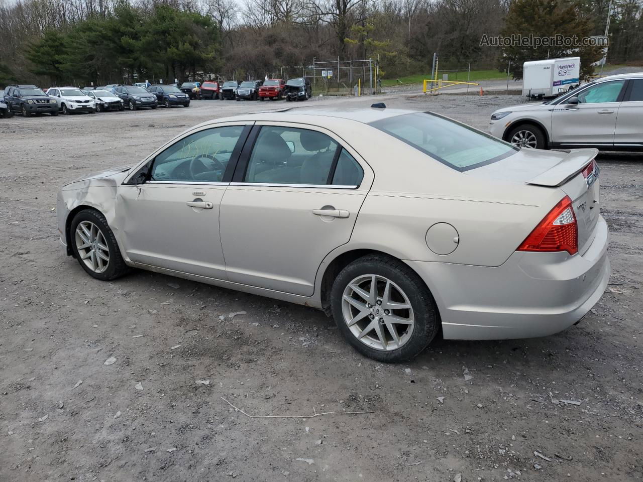 2010 Ford Fusion Sel Beige vin: 3FAHP0JG6AR414126