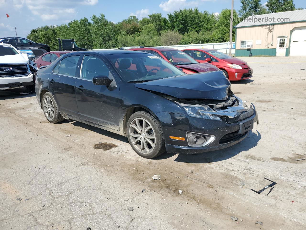 2012 Ford Fusion Sel Black vin: 3FAHP0JG6CR142941