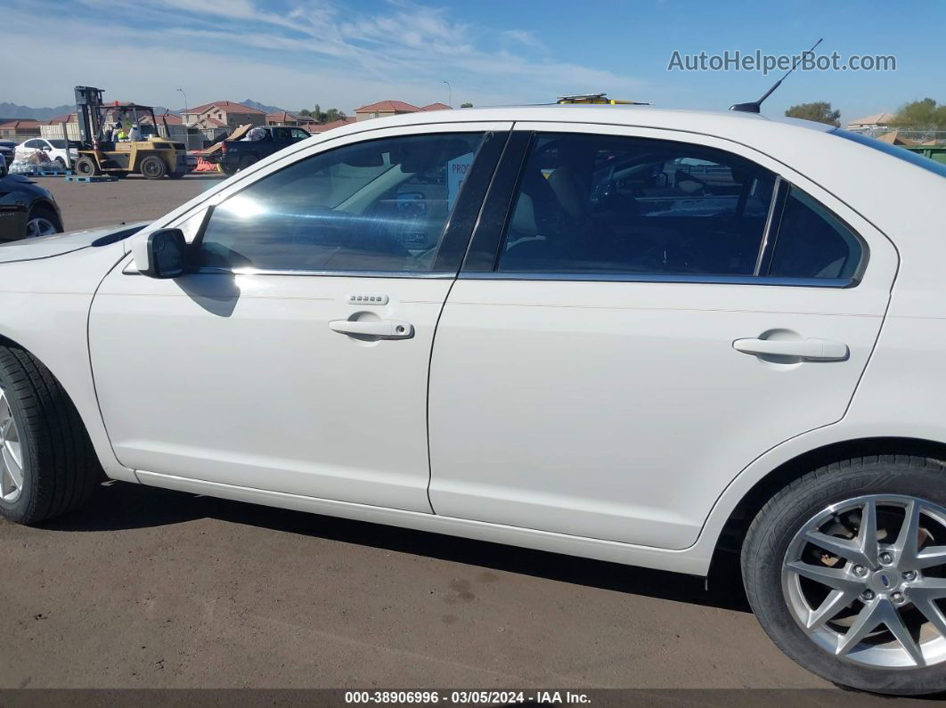 2012 Ford Fusion Sel White vin: 3FAHP0JG6CR198829