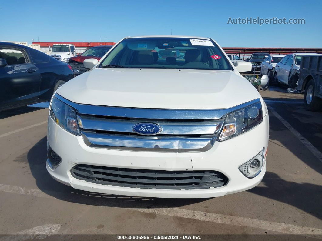 2012 Ford Fusion Sel Белый vin: 3FAHP0JG6CR198829