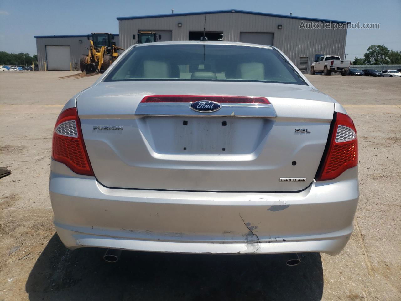 2012 Ford Fusion Sel Silver vin: 3FAHP0JG6CR450451