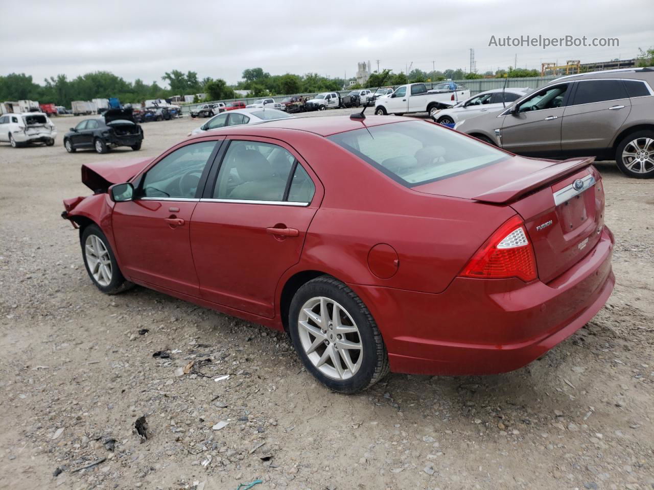 2010 Ford Fusion Sel Red vin: 3FAHP0JG7AR206398