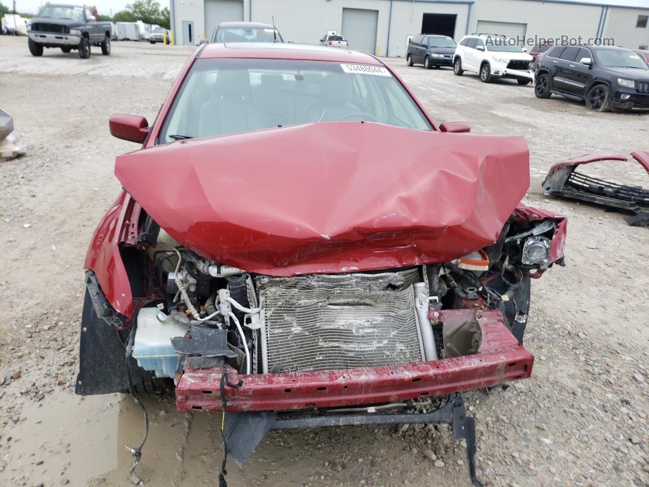 2010 Ford Fusion Sel Red vin: 3FAHP0JG7AR206398