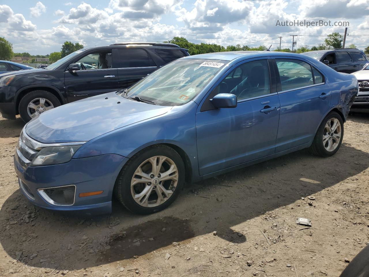 2010 Ford Fusion Sel Blue vin: 3FAHP0JG7AR279111