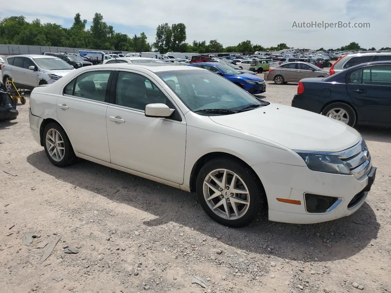 2010 Ford Fusion Sel Белый vin: 3FAHP0JG7AR306890