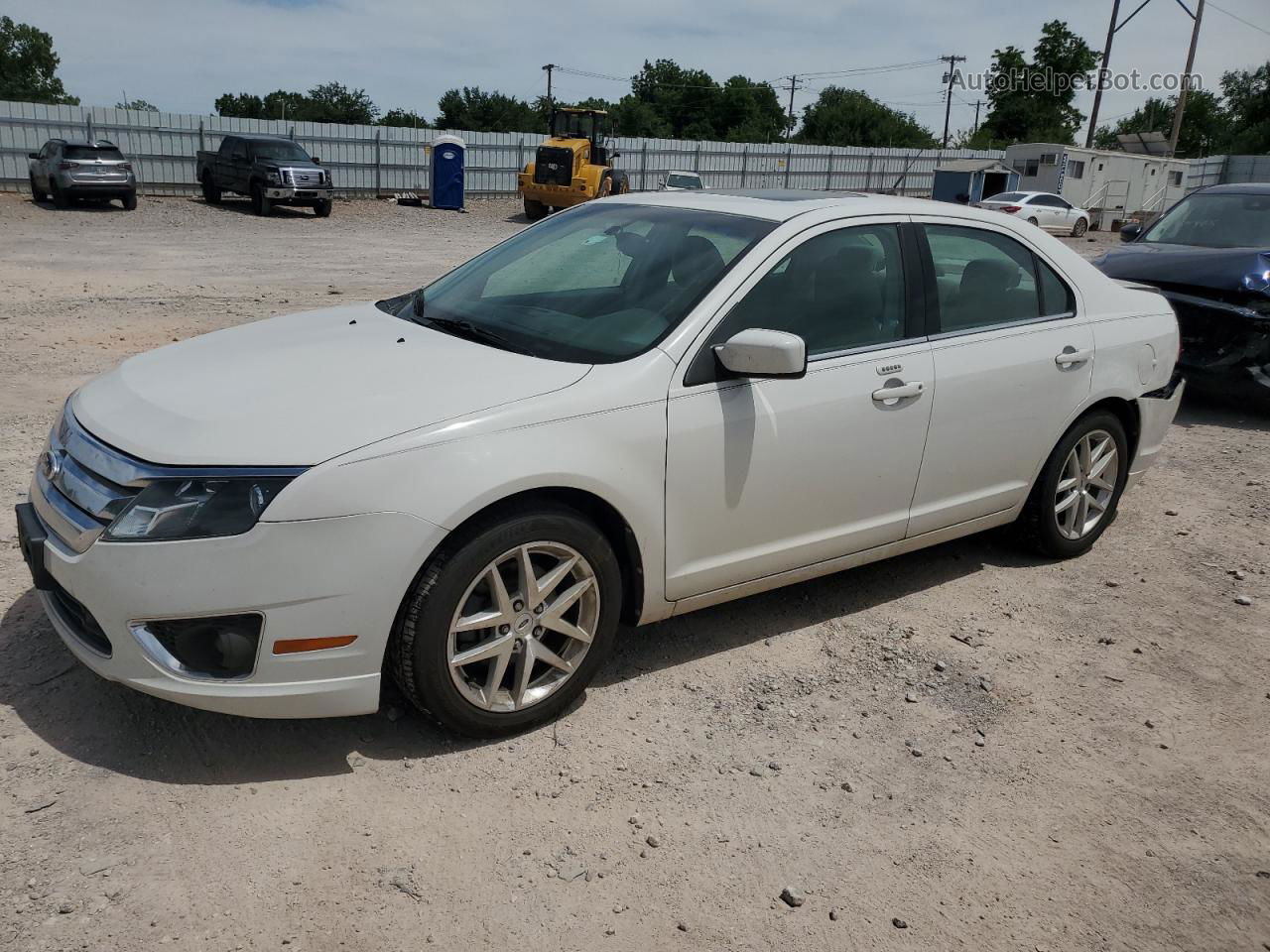 2010 Ford Fusion Sel Белый vin: 3FAHP0JG7AR306890