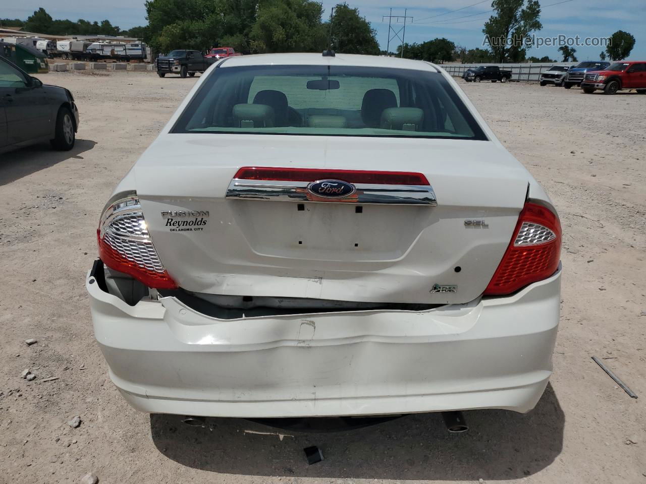 2010 Ford Fusion Sel White vin: 3FAHP0JG7AR306890