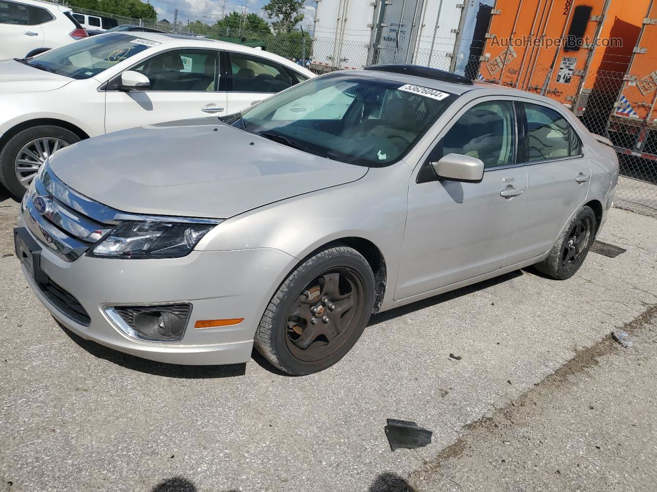 2010 Ford Fusion Sel Beige vin: 3FAHP0JG7AR340182