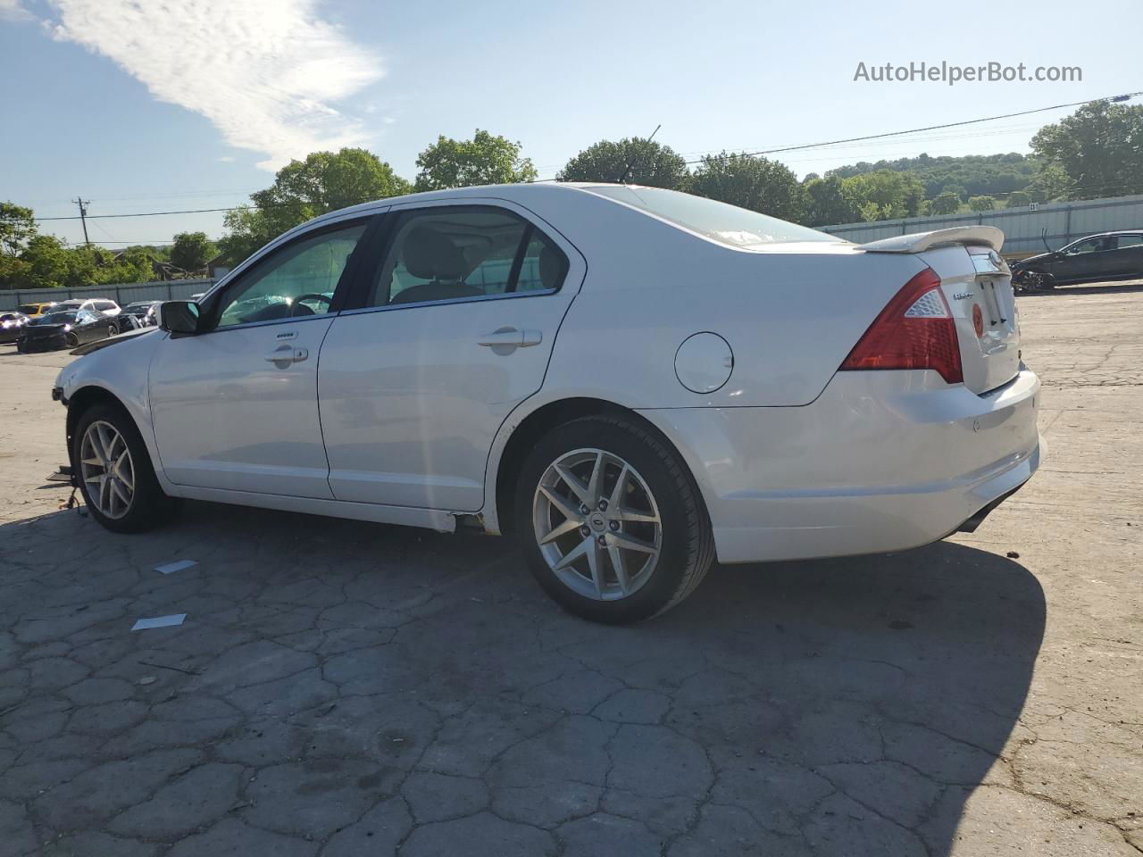 2010 Ford Fusion Sel White vin: 3FAHP0JG7AR365860