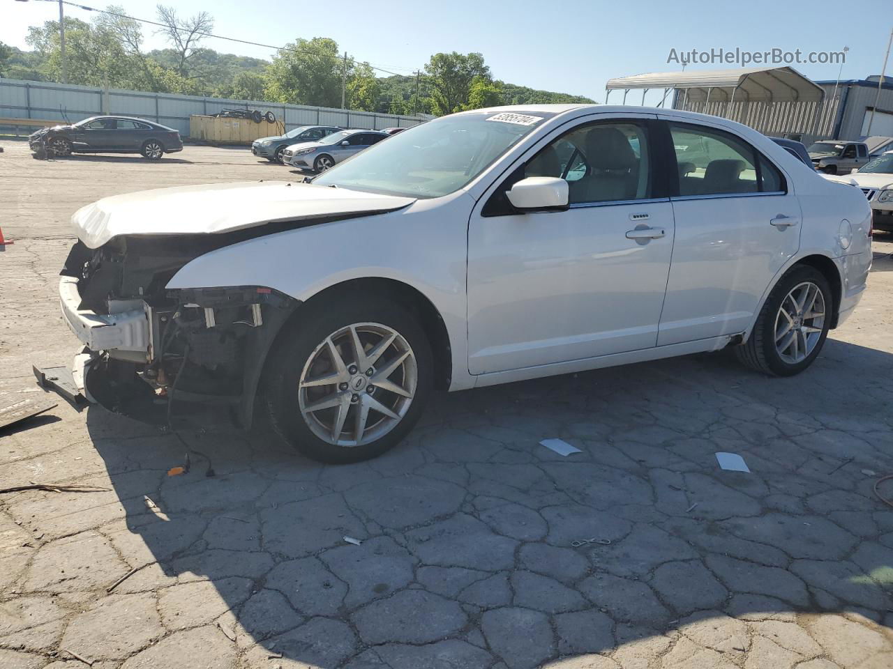 2010 Ford Fusion Sel White vin: 3FAHP0JG7AR365860