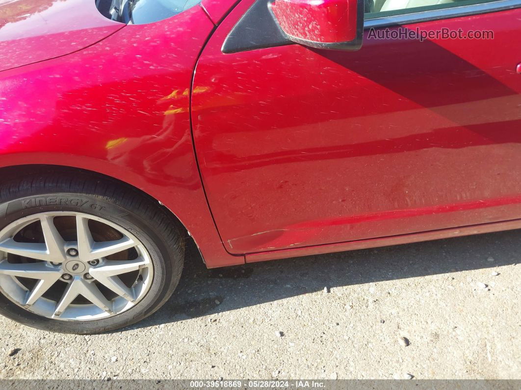 2012 Ford Fusion Sel Red vin: 3FAHP0JG7CR357485