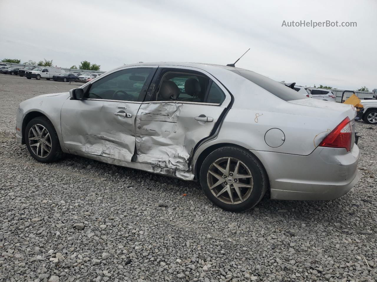 2012 Ford Fusion Sel Silver vin: 3FAHP0JG7CR421461