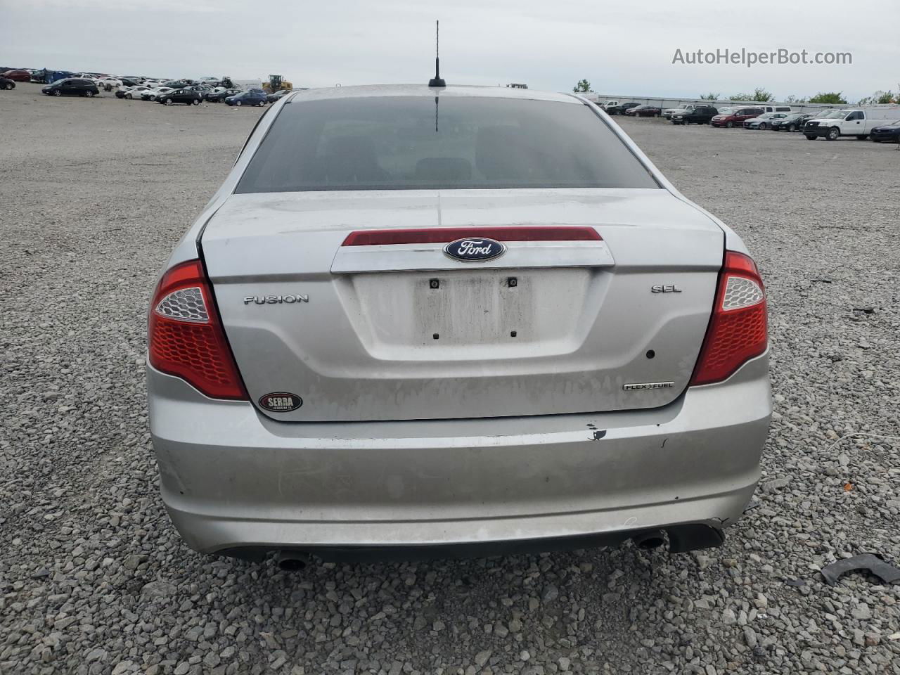 2012 Ford Fusion Sel Silver vin: 3FAHP0JG7CR421461