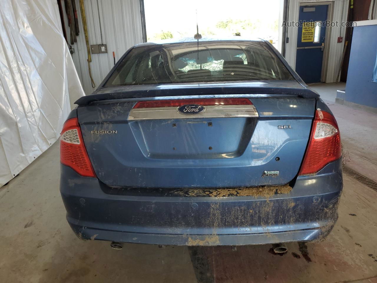 2010 Ford Fusion Sel Синий vin: 3FAHP0JG8AR344466