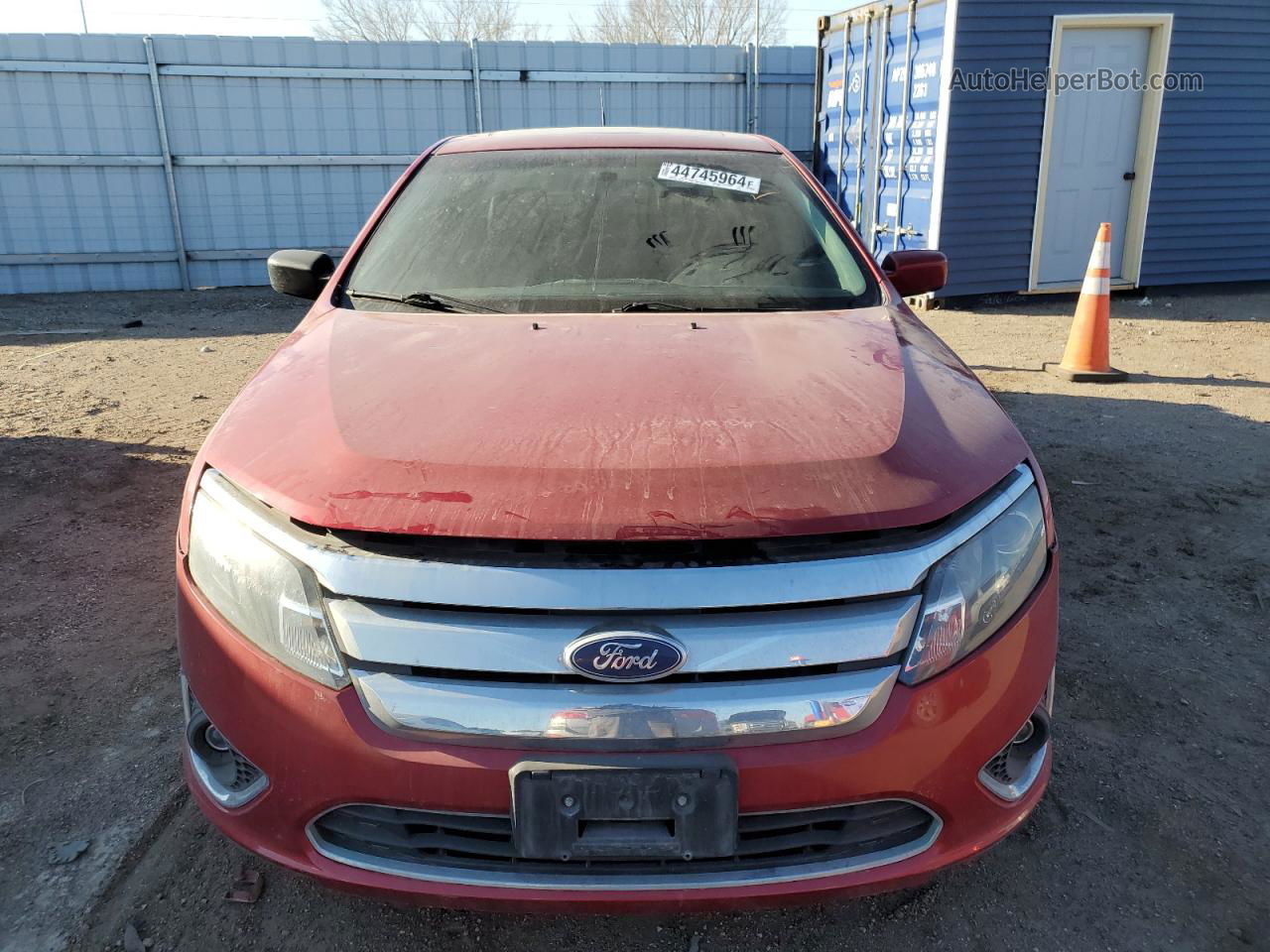 2010 Ford Fusion Sel Red vin: 3FAHP0JG8AR350266