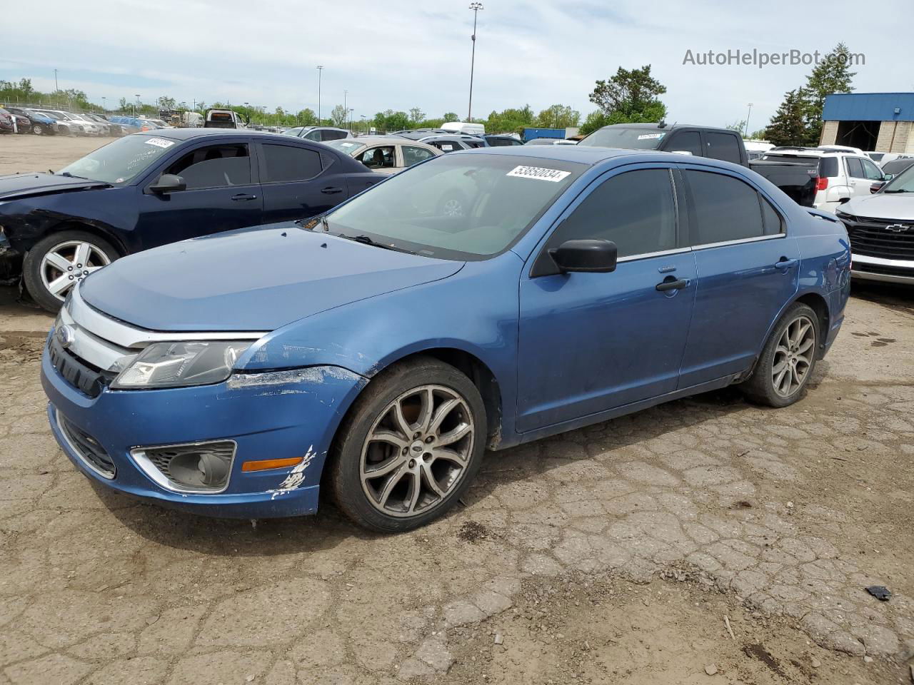 2010 Ford Fusion Sel Blue vin: 3FAHP0JG9AR192763